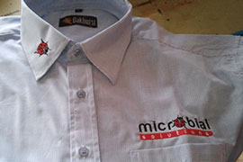 Wovenshirt embroidery